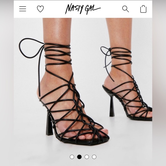 Nasty Gal Shoes - NastyGal Caged Heels